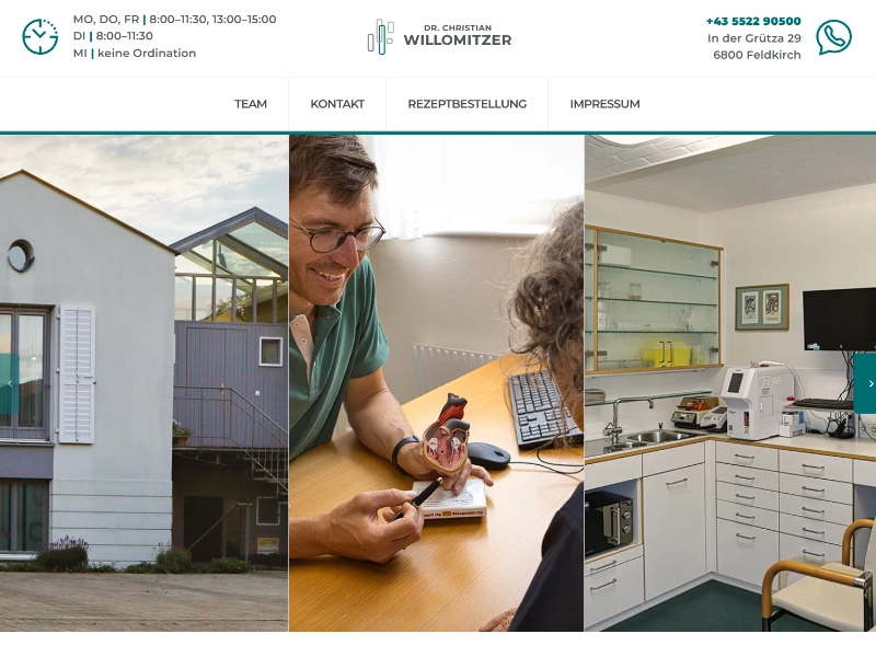 Homepage von Dr. Christian Willomitzer