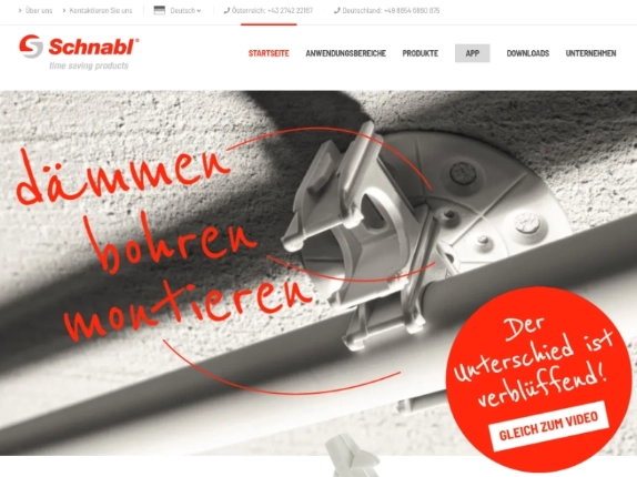 Website von Schnabl Stecktechnik